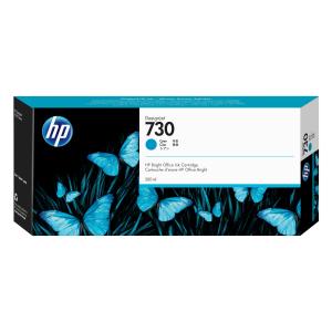 Atramentová náplň HP P2V68A HP 730 pre DesignJet T1600, T1700, T2600 (300 ml) cyan