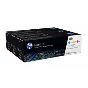 Toner HP U0SL1AM HP 131A trojité balenie CMY (CF211A,CF212A,CF213A)