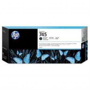 Atramentová náplň HP F9K05A HP 745 matte black (300 ml)