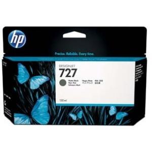 Atramentová náplň HP B3P22A HP 727 pre DesignJet T920/ T1500/ T2500 matte black (130 ml)