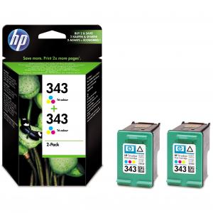 Atrament HP CB332EE 2xC8766EE #343