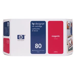 Atramentová náplň HP C4874A HP 80 pre Designjet 1000 magenta (175 ml)