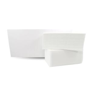 Papierové utierky skladané ZZ 2-vrstvové 100% celulóza biele (20 bal.)
