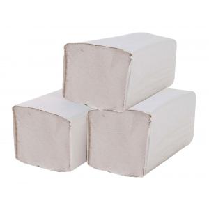 Papierové utierky skladané ZZ 1-vrstvové sivé recykel (20 bal.)