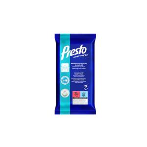 Vlhčené utierky PRESTO Kúpelňa 72ks