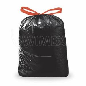 Vrecia zaťahovacie 120L LDPE 70 x 100 cm, 38 mic. čierne (10 ks)