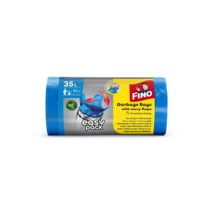 Vrecia zaväzovacie FINO Easy pack 35L, 15 mic., 50 x 55 cm, modré (30 ks)