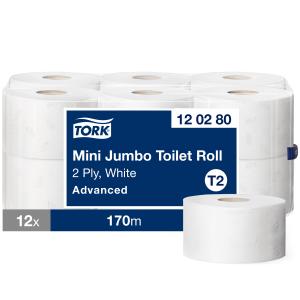 Toaletný papier Tork Mini Jumbo biely