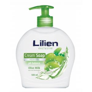Tekuté mydlo krémove Lilien 500ml Oliva milk