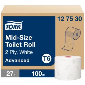 Toaletný papier Tork Mid-size biely 27 ks