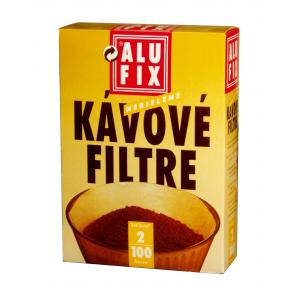 Kávové filtre Alufix veľkosť `2` 100 kusov