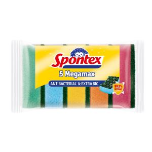 Hubka na riad veľká Spontex ANTIBAK5 ks