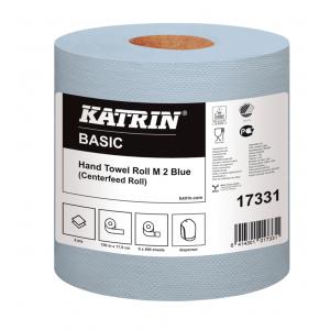 Papierové utierky v roliach KATRIN Basic M2 blue 6ks
