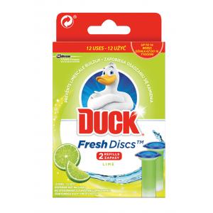 DUCK Fresh Discs WC gél NÁHRADA 2 x 36 ml Limetka