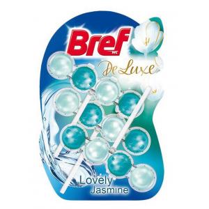 Bref DELUXE WC závesný blok tuhý 3x50g Jasmine