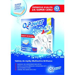 Q-Power Tablety do umývačky riadu 25ks Multiactiv