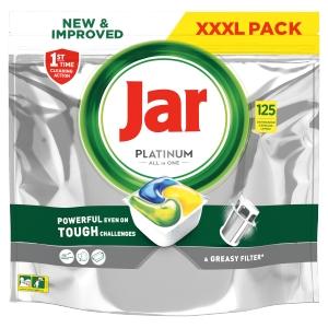 JAR tablety do umývačky riadu Platinum All in One Lemon 125 ks