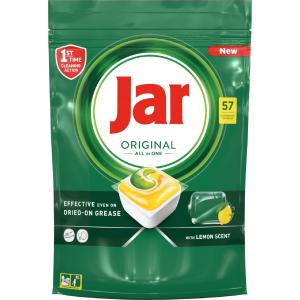 JAR tablety do umývačky riadu All in One (57 ks) Yellow