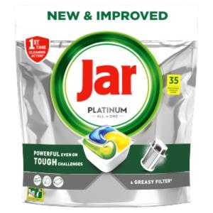 JAR tablety do umývačky riadu Platinum All in One Lemon 35 ks