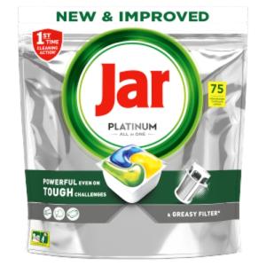 JAR tablety do umývačky riadu Platinum All in One Lemon 75 ks