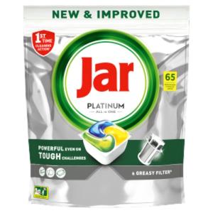 JAR tablety do umývačky riadu Platinum All in One Lemon 65 ks