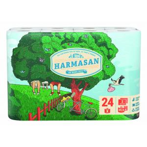 Toaletný papier 2-vrstvový HARMASAN biely 24 ks