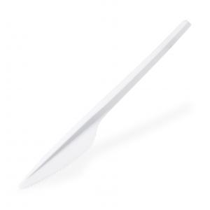 Nôž biely z BIO plastu (CPLA) 17cm 100ks