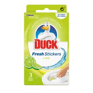 DUCK Fresh Stick WC gélové pásiky Limetka 3 x 9g