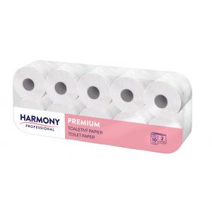 Toaletný papier 2-vrstvový Harmony Professional premium biely 10 ks