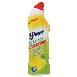 Q-Power čistiaci WC gél Lemon 750 ml