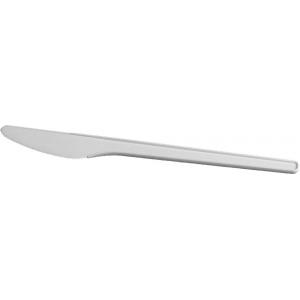 Plastové nože biele 17 cm 100 ks