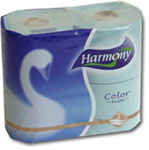 Papier Harmony Color 2-vrstvový modrý 4 ks