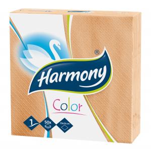 Papierové servítky Harmony oranžové