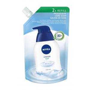 Nivea tek.mydlo náhr.náplň 500ml Creme Soft