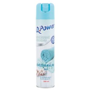 Q-Power osviežovač v spreji 300 ml Bavlna