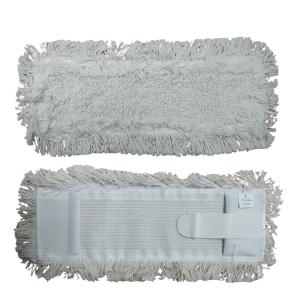 Mop 40 cm smyčka + prestrih Klaro - biely jazyk