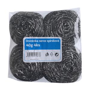Drôtenka nerezová špirálová 4x40g