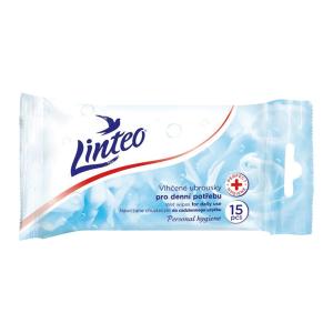 Vlhčené obrúsky Linteo na dennú potrebu, 15 ks