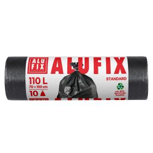 Vrecia na odpadky 110 ℓ/10ks 27mic, LDPE 70x100cm čierne