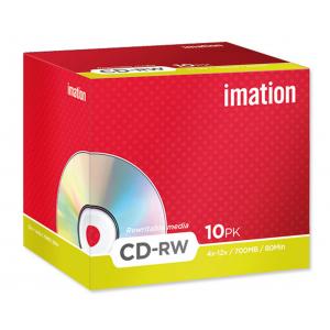 CD-RW Imation 4-12x, klas,obal 700 MB