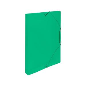 Plastový box s gumičkou Karton PP zelený