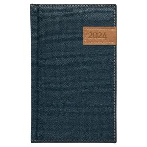 Diár Denim týždenný vreckový modrý 2023