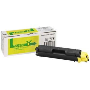 Toner Kyocera TK-580Y pre FS-C 5150DN/Ecosys P6021 yellow (2.800 str.)