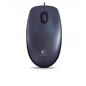 Myš Logitech B100 black, optická, USB