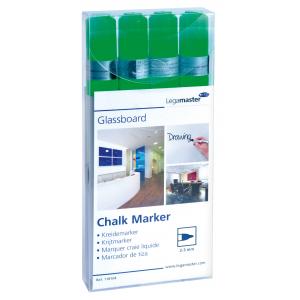Popisovač na tabule Legamaster GLASSBOARD zelený 4ks