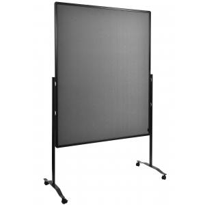Moderačná tabuľa plstená 150x120 cm PREMIUM sivá