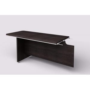 Doplnkový stôl Lenza Wels, 160x76,2x70cm, wenge