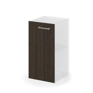 Dvere k skrini Lenza Wels, pánty vľavo, 39,6x76,8x1,8cm, wenge