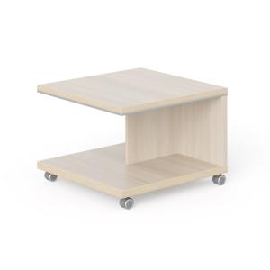 Konferenčný stolík mobilný Lenza Wels, 70x50x70cm, agát svetlý