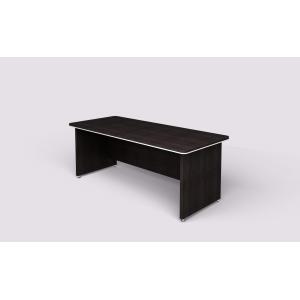 Pracovný stôl Lenza Wels, rovný, 200x76,2x85cm, wenge